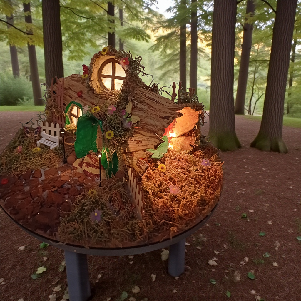 Orman Kütüğü Peri Evi – El Yapımı Koleksiyon